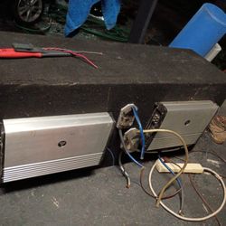 Mtx 12 Inch Woofer With 1200 And 600 Jl Audio Amps 