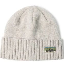 Patagonia Brodeo Beanie OS OG Legacy Label Crisp Grey Brand New NWT