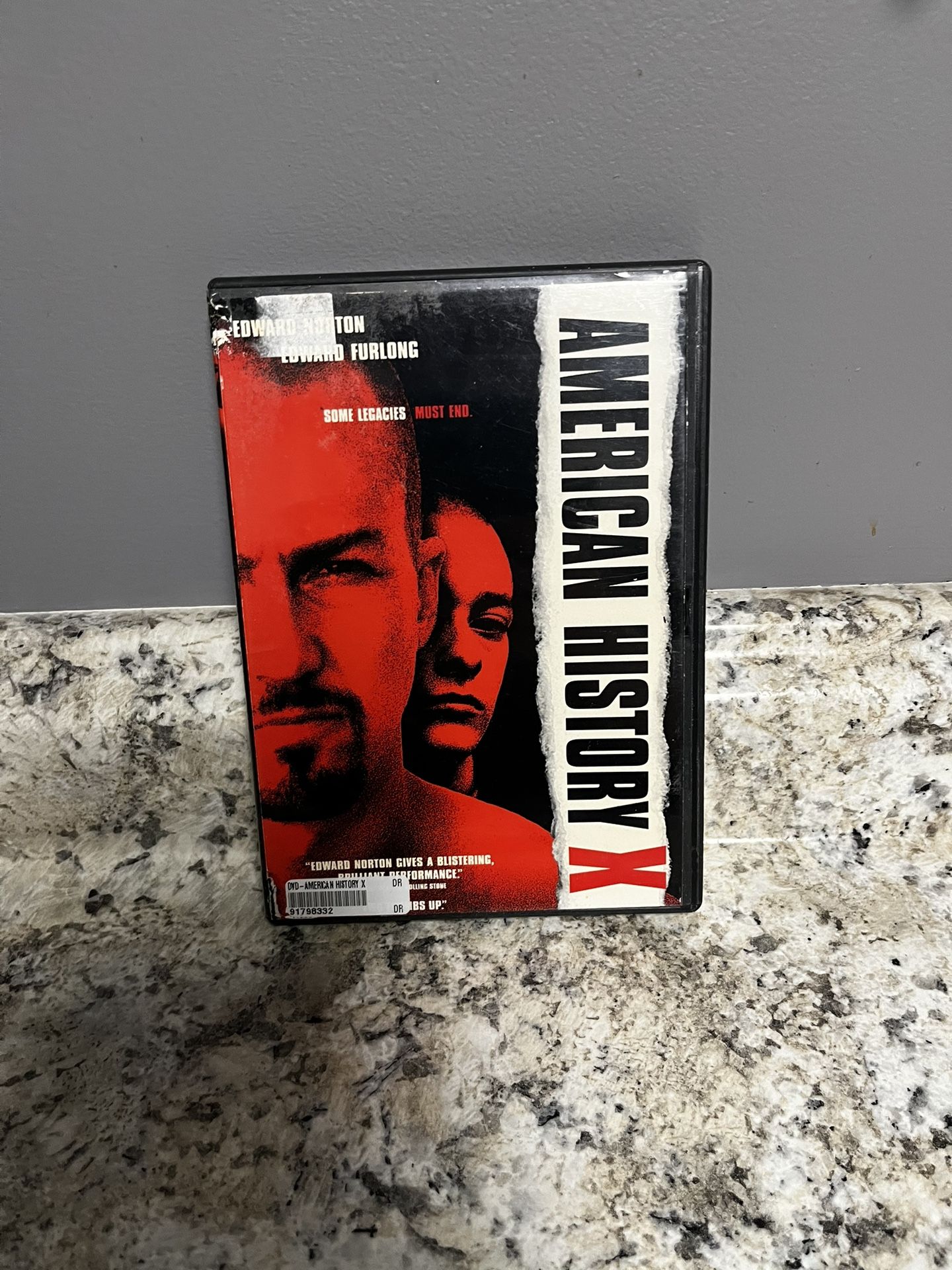 American History X DVD - Edward Norton/Edward Furlong