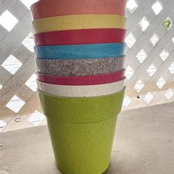 Small Colorful Plant Pots 3”
