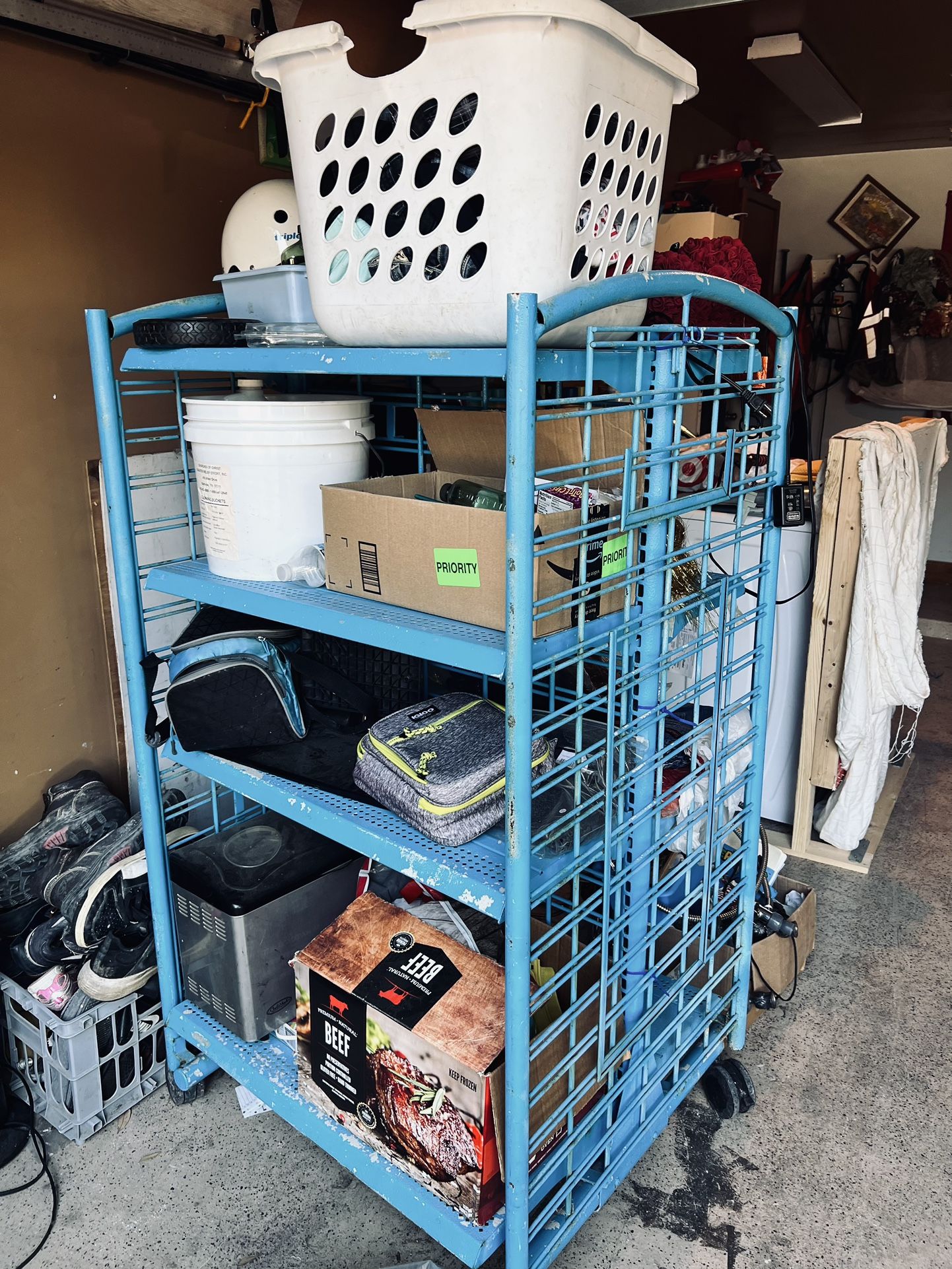 Heavy Duty Rolling Metal Shelves
