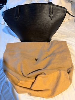 Louis Vuitton Saint Jacques Long Epi Shoulder Bag Leather Black