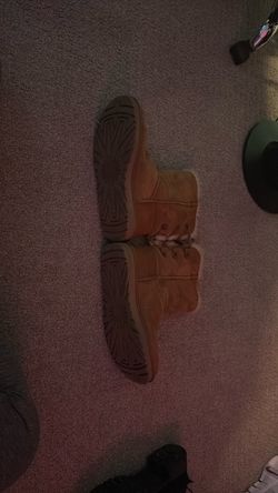 UGG Lace-Up Suede Boots- size 11