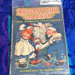 First Edition 1944 Raggedy Ann and Andy Book!