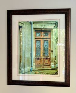 Set of 2 Framed Architectural Doorway Prints