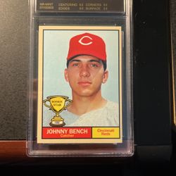 Johnny Bench Rookie Star Series Graded 8.5
