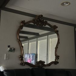 Large Antique Mirror 