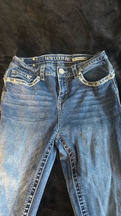 Sexy Couture Women's Embellished Jeans