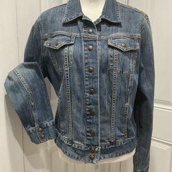 Lucky Brand Women’s Jeans Jacket, Size L
