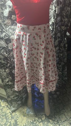 Rock Steady Strawberry Skirt
