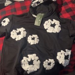 black and white denim tears