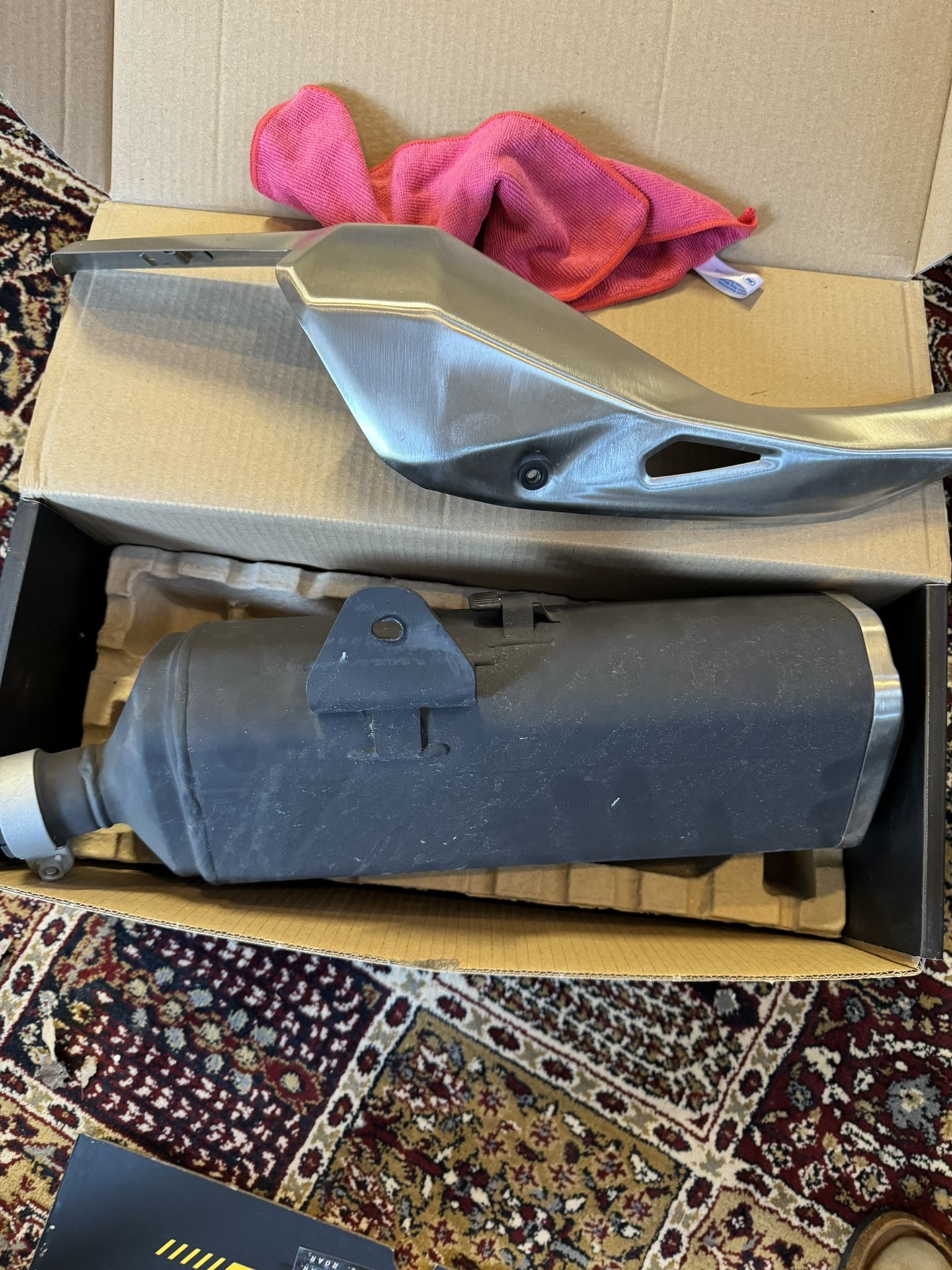 Motorcycle- 2024 Ninja Kawasaki 500 Original Muffler