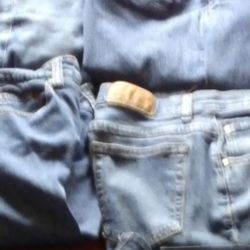$8.00 pr.JUNIOR PETITE AND MISSES  JEANS.