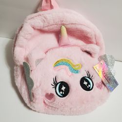 Unicorn Plushed Backpack