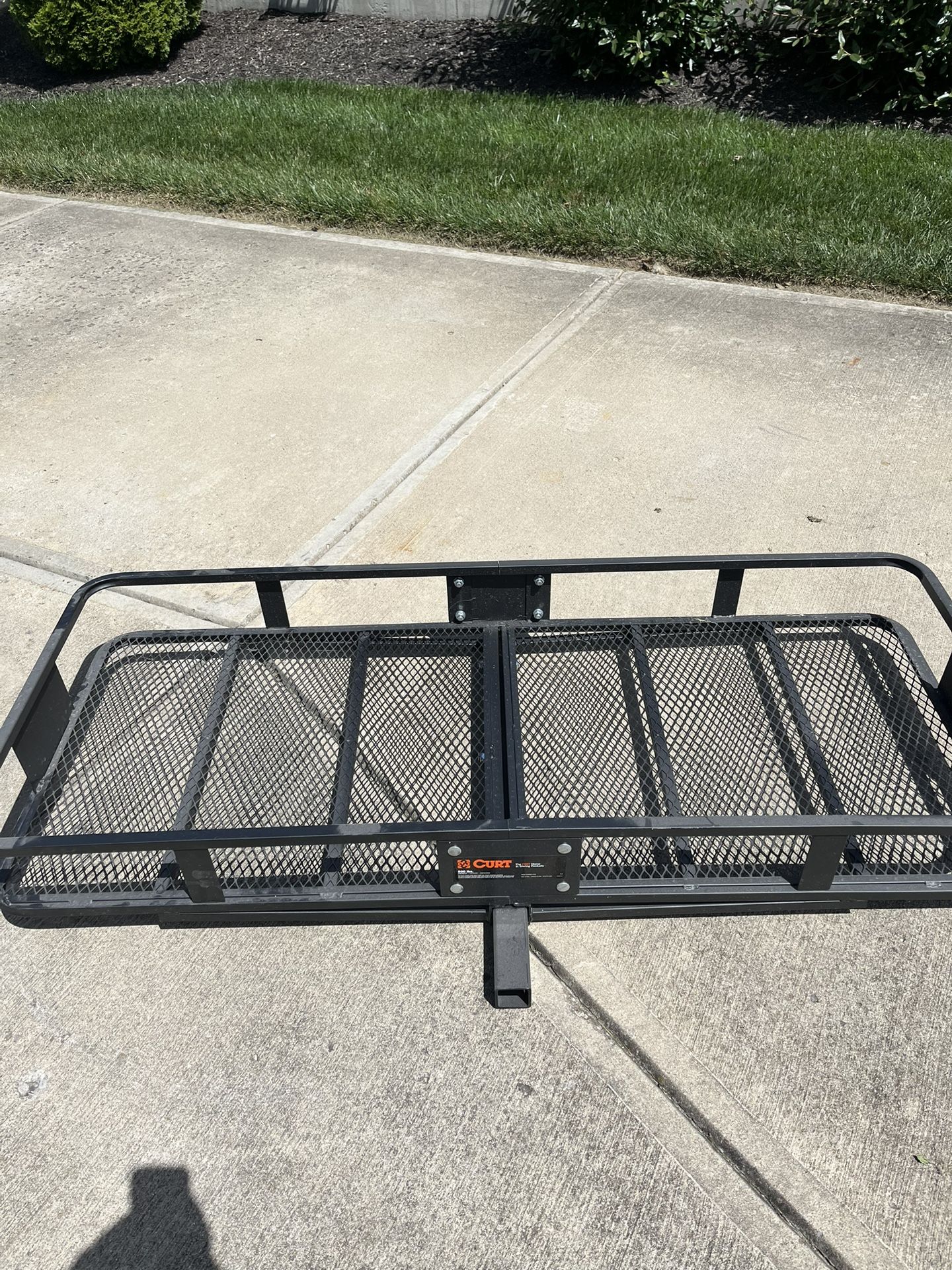 5 foot steel hitch cargo carrier.