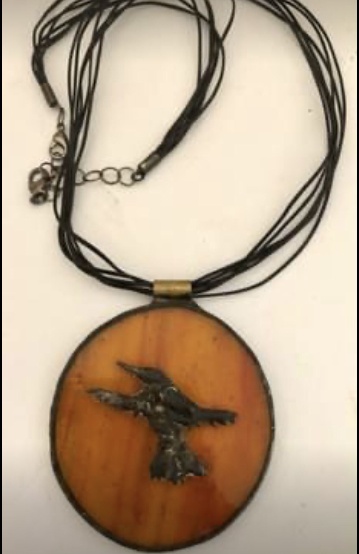 Stained Glass Eagle Necklace