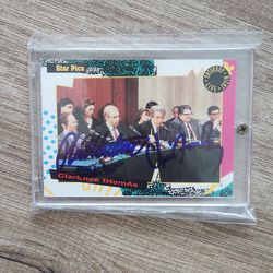 CHRIS FARLEY & PHIL HARTMAN SIGNED STAR PICS TRADING CARD SNL