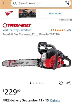 Chainsaw New Never used