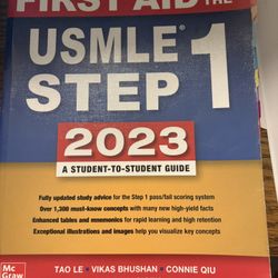 First Aid USMLE Step 1 Medical Licensing Boards Review Book 