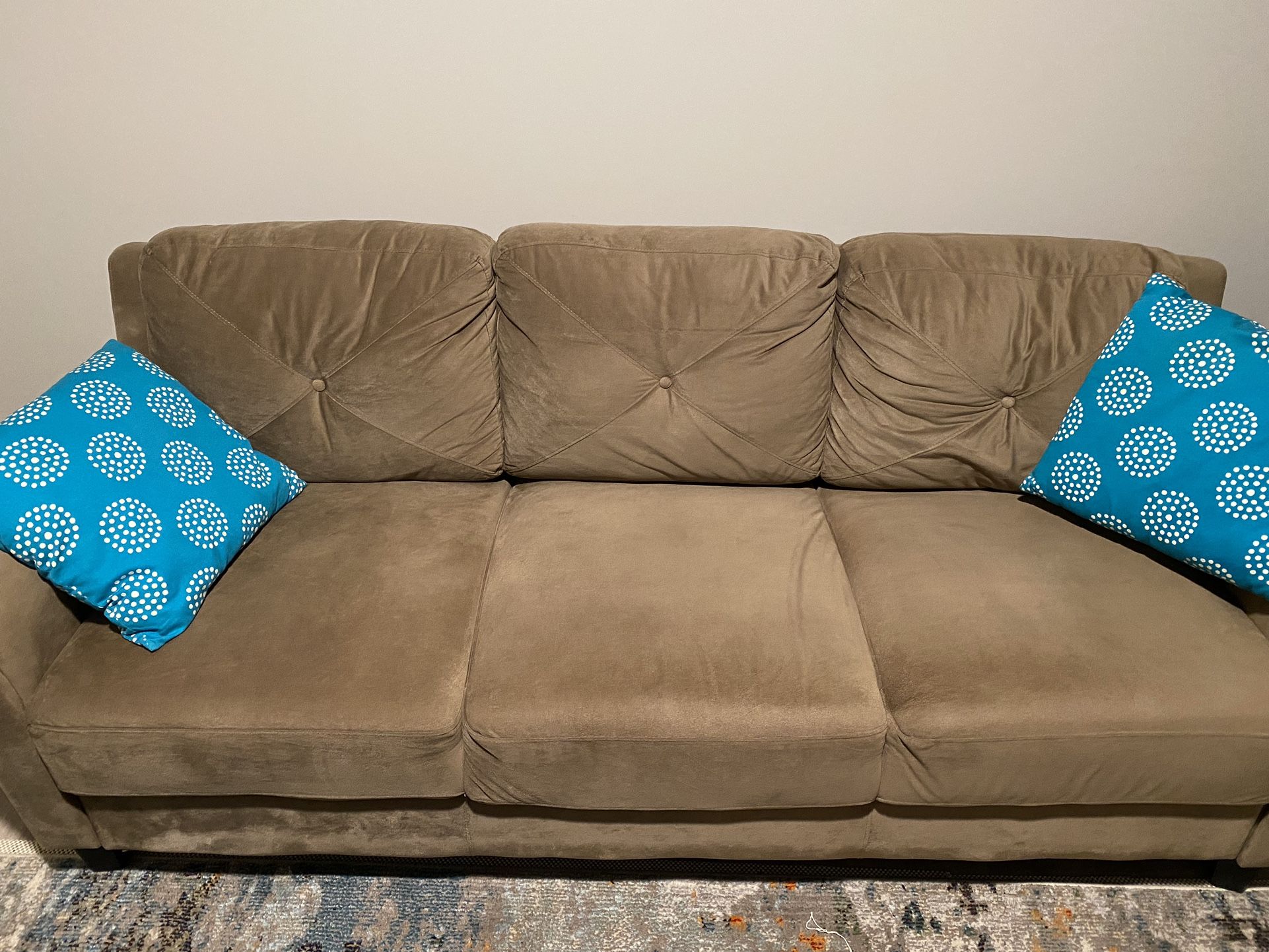 Small Light Brown Couch