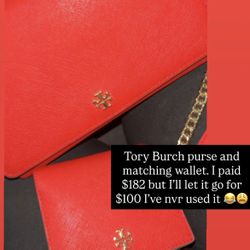 Tory Burch Marching Purse & Wallet