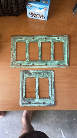 Antique light switch plates