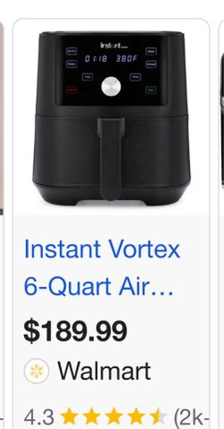 Instant Vortex 6-Quart Air Fryer
