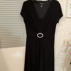 Ladies, Black Dress Lightweight Fabric