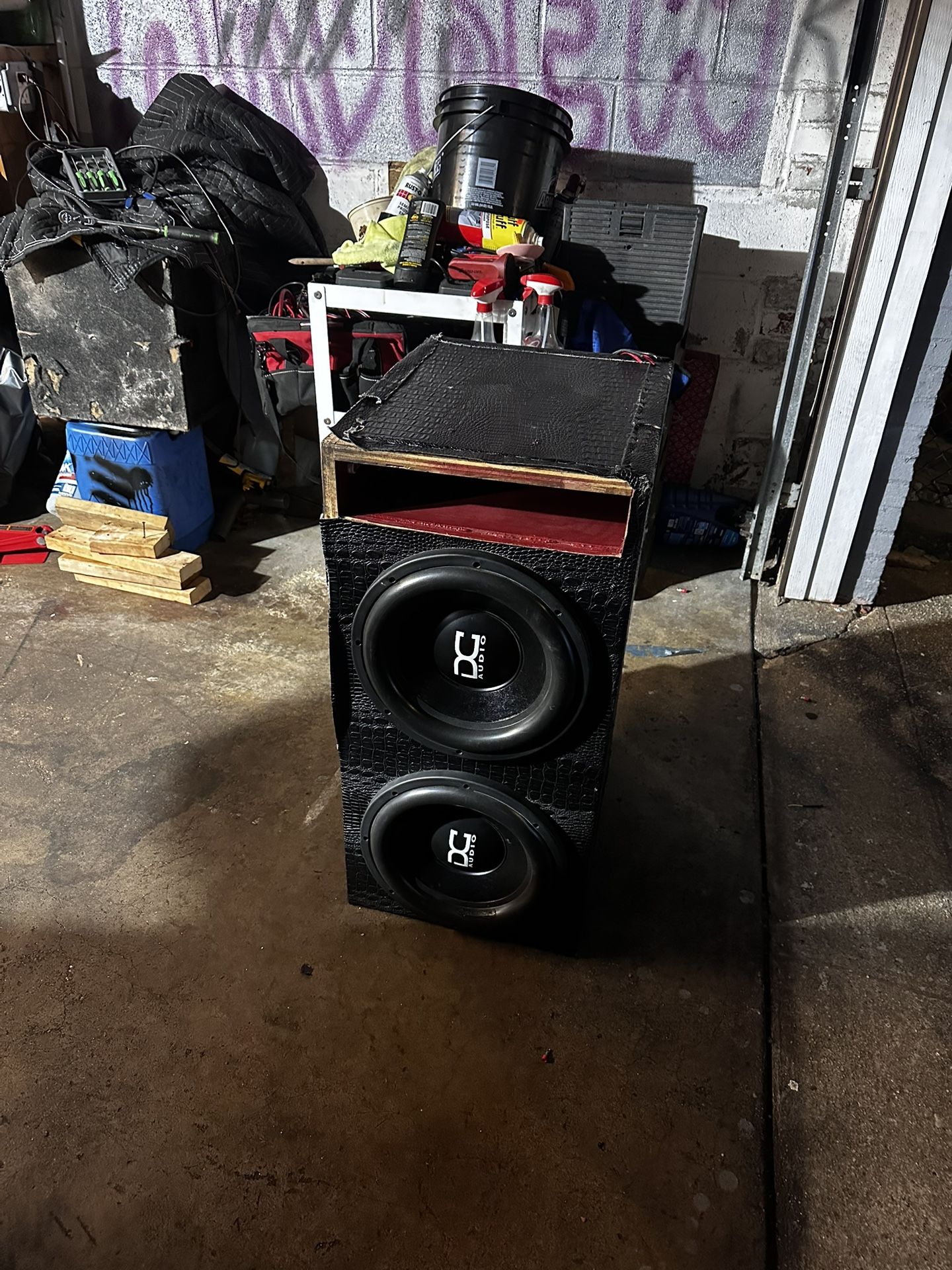 DC Audio Level 2 Subwoofers W/ Custom Ported Box