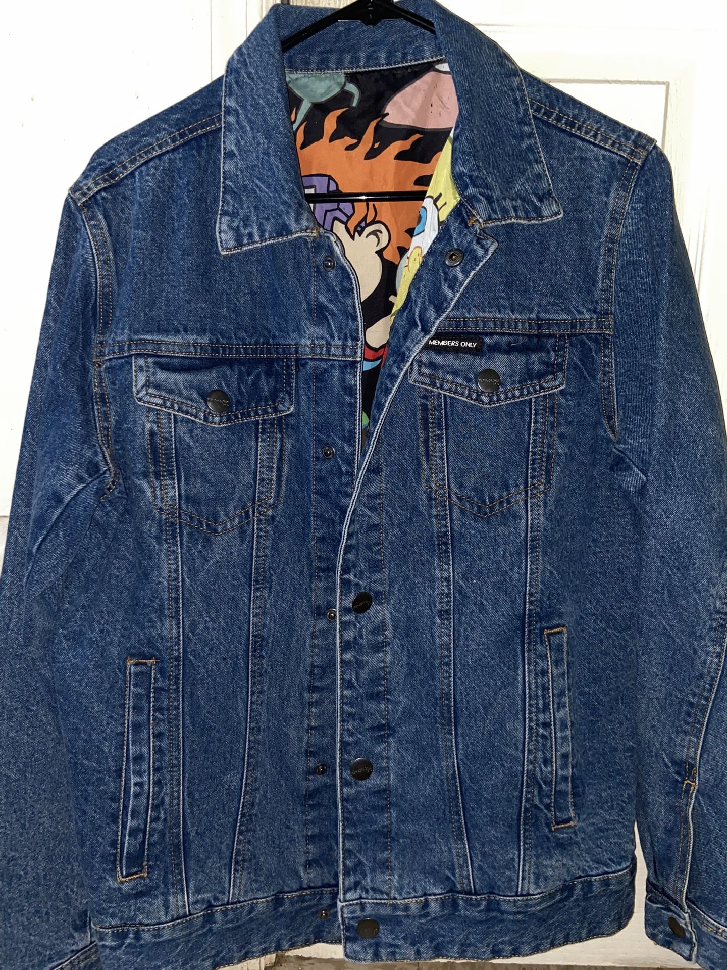 Members Only Reversible Jean Jacket