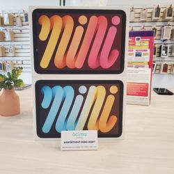 Apple Ipad Mini 6th Gen Tablet Brand New Wifi 64GB - 5 Dollars Down No Credit Needed 