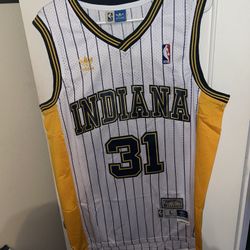 Reggie Miller Indiana Pacers NBA jersey size L