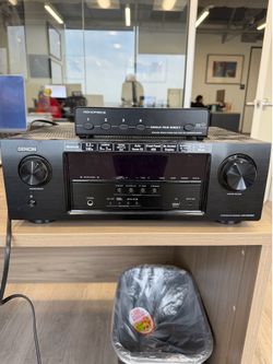 Denon AVR-S530BT 5.2 Channel 4K Bluetooth AV Receiver + Monoprice Speaker Selector