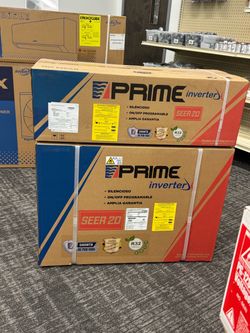 PRIME Mini Split 12,000 BTU 20 SEER2 110V Heat & Cool
