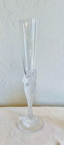 Vintage ERTE Crystal Champagne Flute “MAJESTIQUE”
