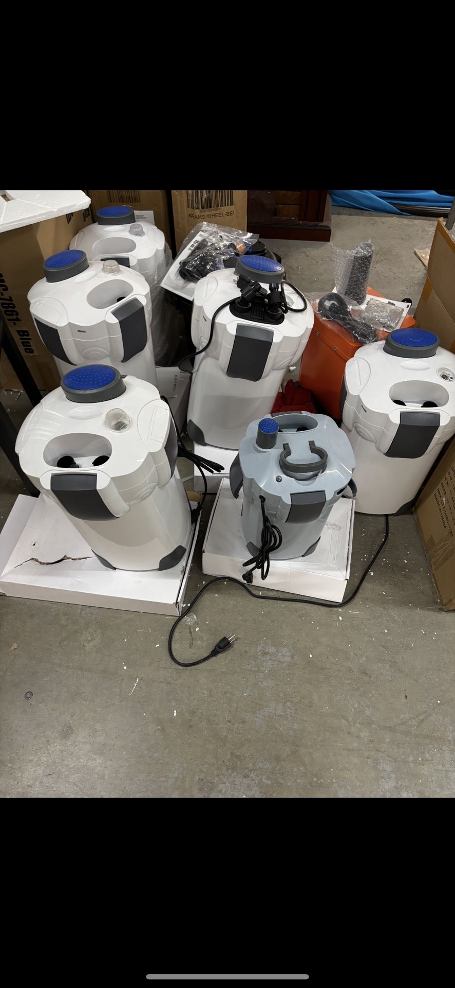 New aquarium filter for up to 75 gallons fish tank