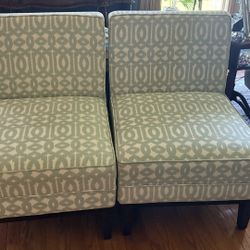 Pair of Accent Slipper Chairs 
