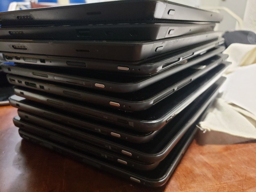 11 PC Tablets. Microsoft SURFACE AND DELLS