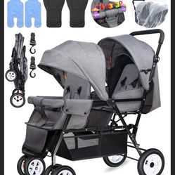 Double Baby Stroller 
