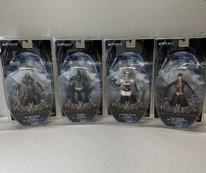 Batman Arkham Asylum Series 1 COMPLETE Collector Action Figures NIB