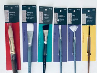 Brand New Master's Touch Fine Art Paint Brushes Set (6)