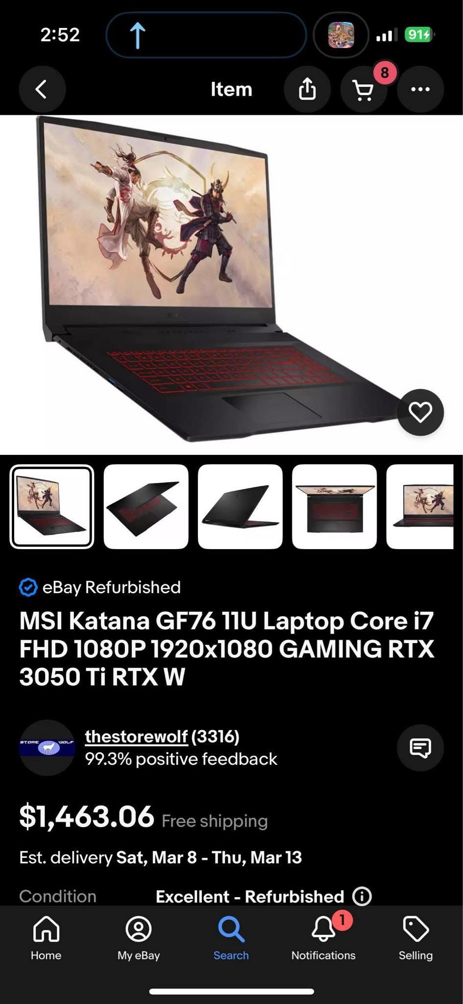 Msi Katana GF76