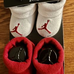 New Jordan Newborn/Infant Booties 2-Pack