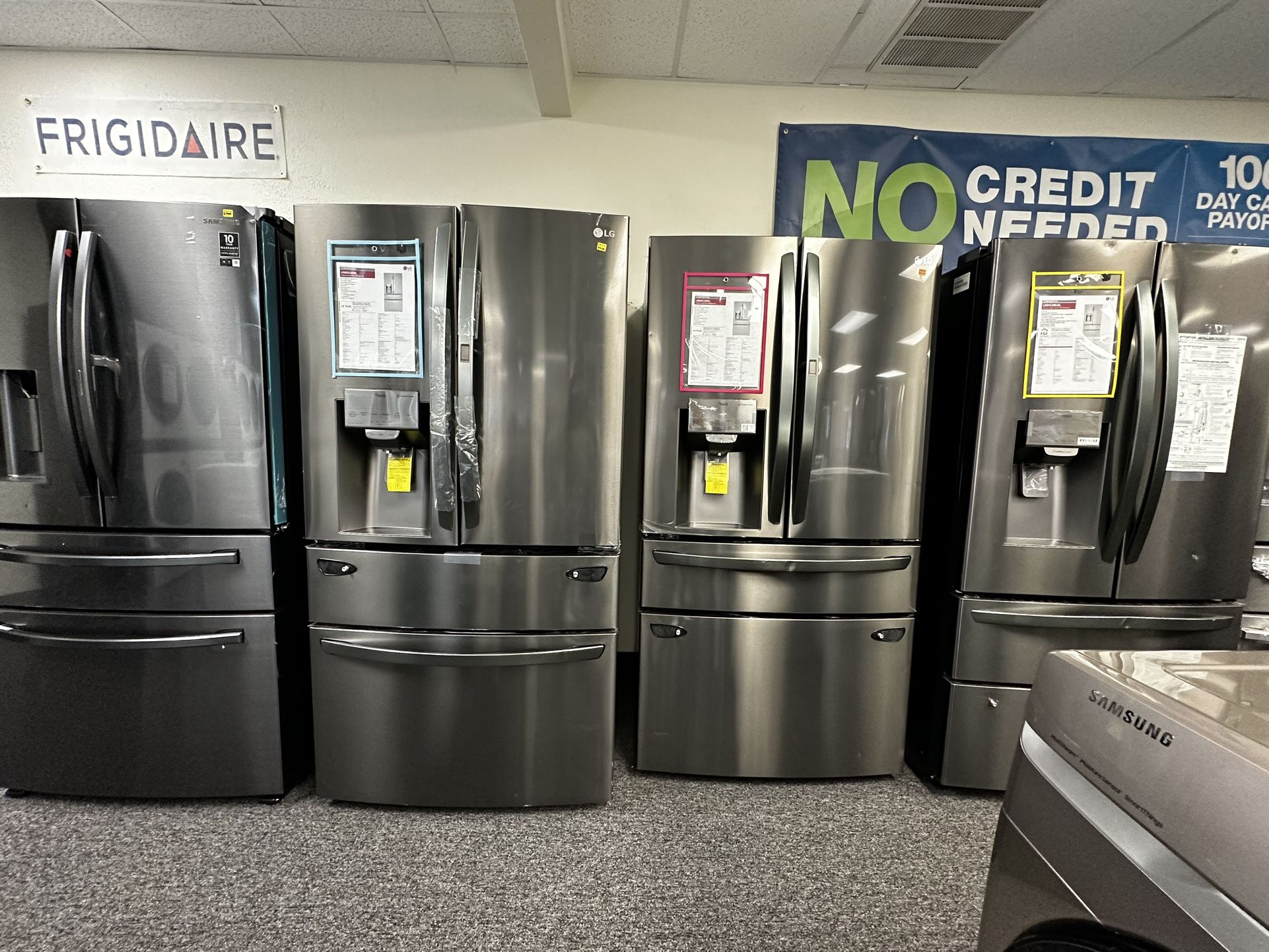 New Lg Four Door In Door Refrigerator