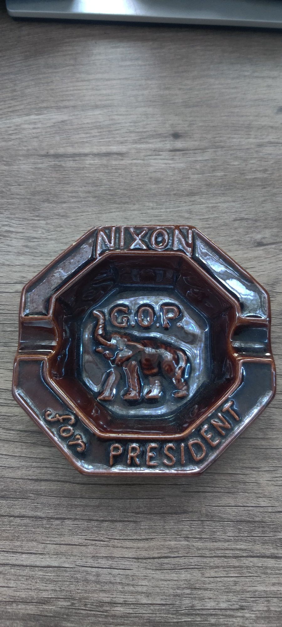 Nixon for President ashtray