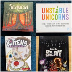 $10-$15 small size board and card games