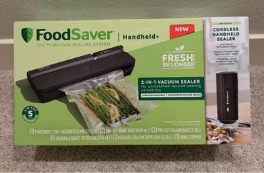 FoodSaver® Handheld+ 2-in-1 Vacuum Sealing System, Handheld and Countertop Vacuum Sealer