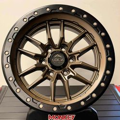 Rines 17x9 Krawler Lock Off-Road Bronze Black Ring