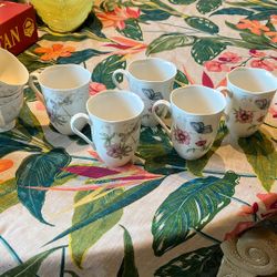 Lenox Butterfly Garden Mugs -5, $40
