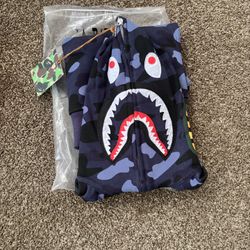 blue bape size XL